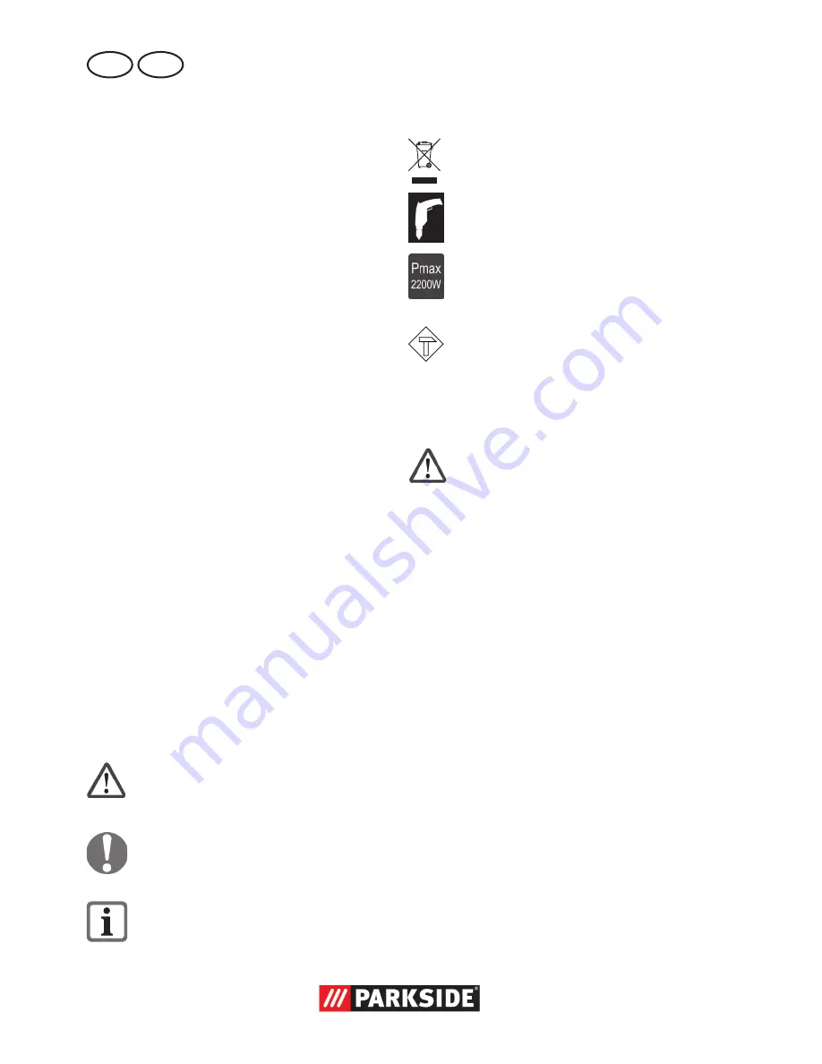 Parkside PNTS 1500 B3 Original Instructions Manual Download Page 8