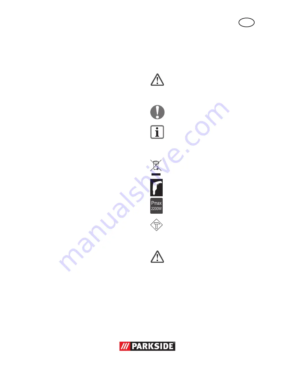 Parkside PNTS 1500 B3 Original Instructions Manual Download Page 21