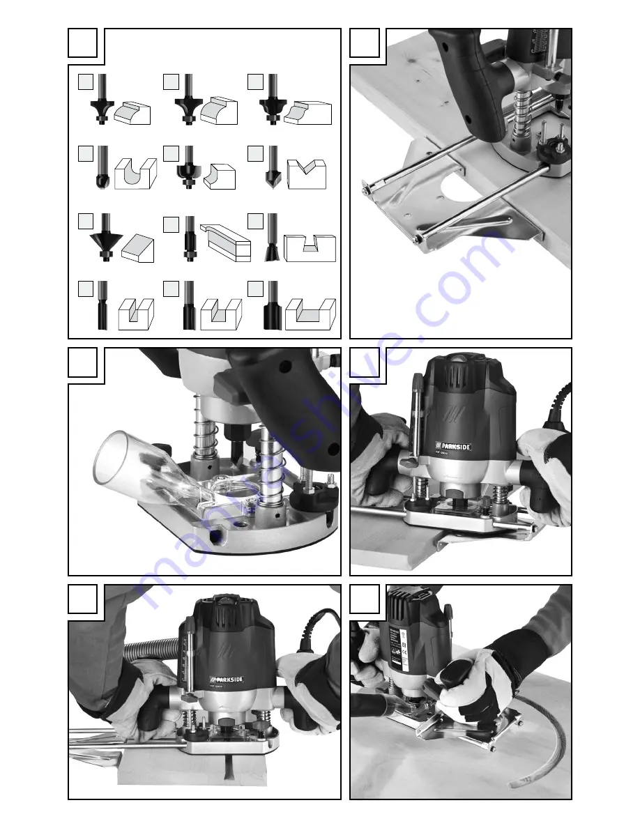 Parkside POF 1200 A1 Operation Manual Download Page 4