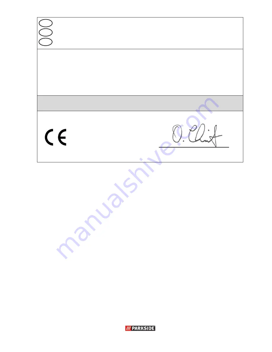 Parkside PPC 30 A1 Operation Manual Download Page 27