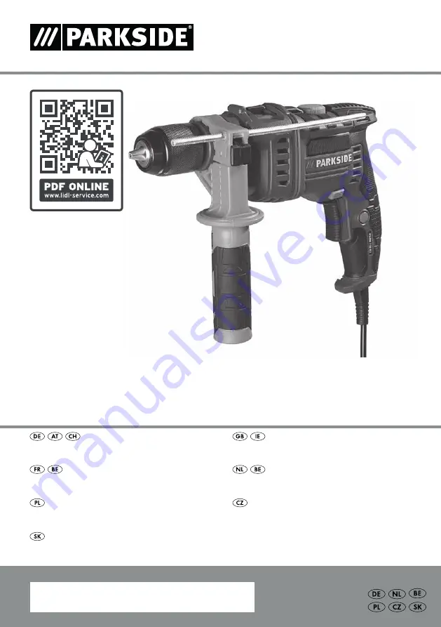 Parkside PSBM 750 B3 Скачать руководство пользователя страница 1