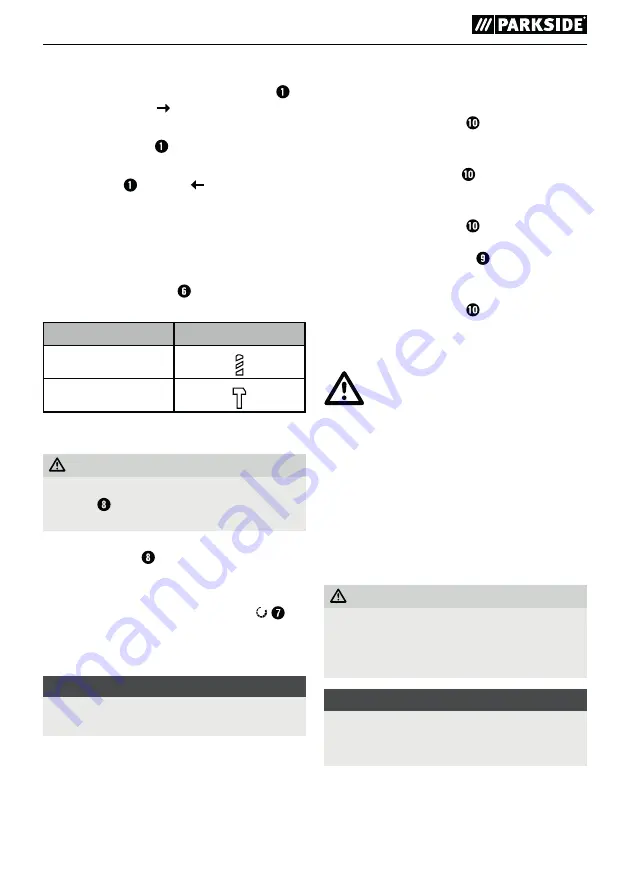 Parkside PSBM 750 B3 Translation Of The Original Instructions Download Page 70