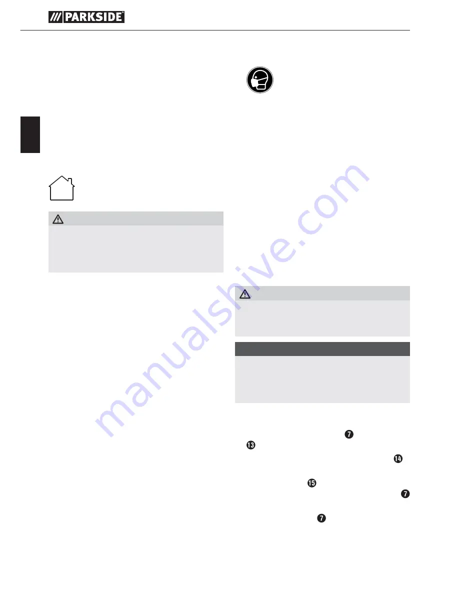 Parkside PSBSA 18-Li B2 Operating Manual Download Page 33