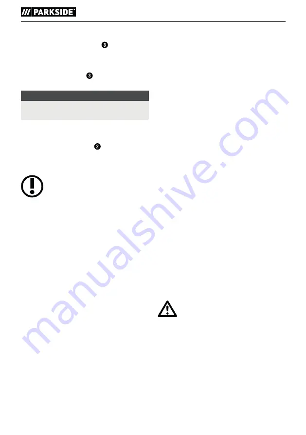 Parkside PSBSA 20-LI B2 Original Instructions Manual Download Page 55