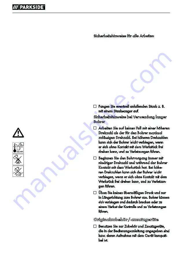 Parkside PSBSA 20-LI B2 Original Instructions Manual Download Page 65