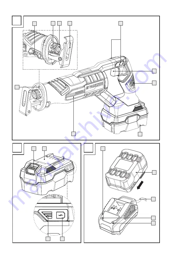 Parkside PSSAP 20-Li B2 Скачать руководство пользователя страница 3