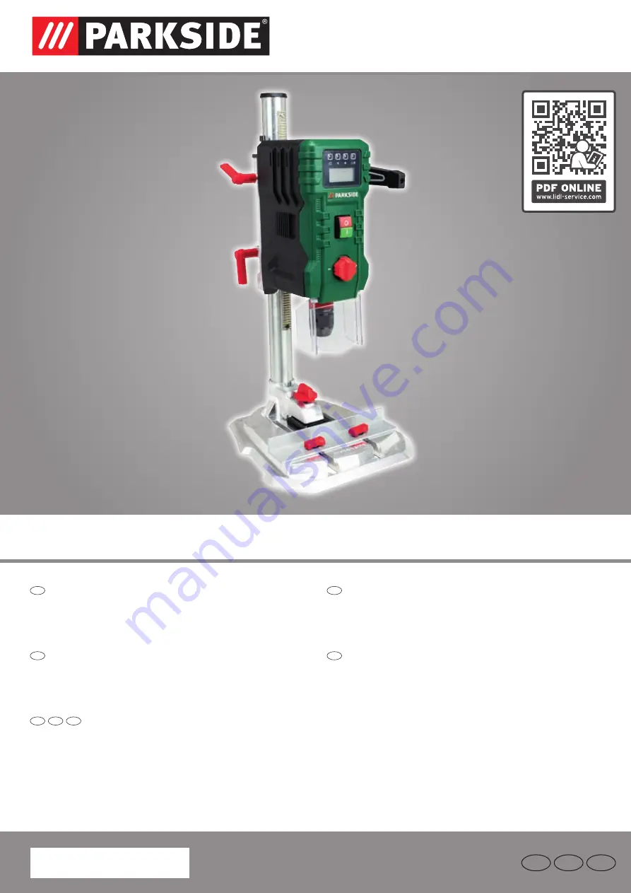 Parkside PTBM 710 A1 Скачать руководство пользователя страница 1