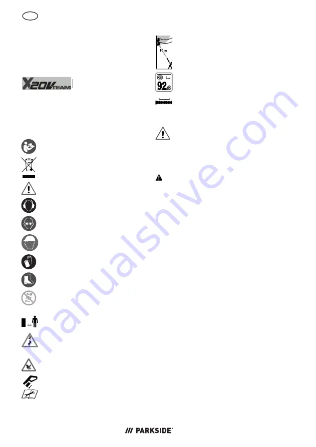 Parkside PTHSA 20-Li C4 Translation Of The Original Instructions Download Page 8