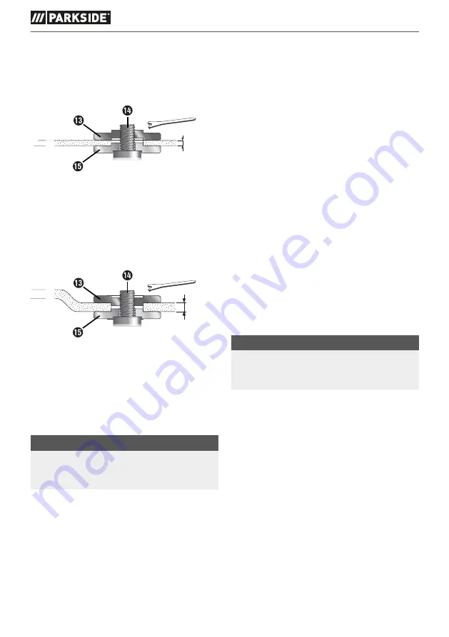 Parkside PWS 125 F6 Translation Of The Original Instructions Download Page 98