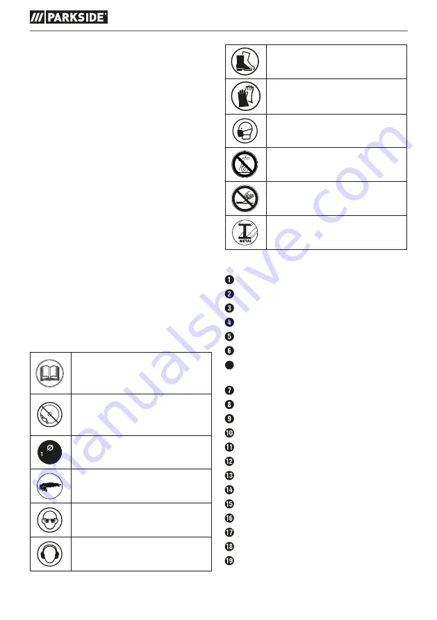 Parkside PWS 125 F6 Translation Of The Original Instructions Download Page 152