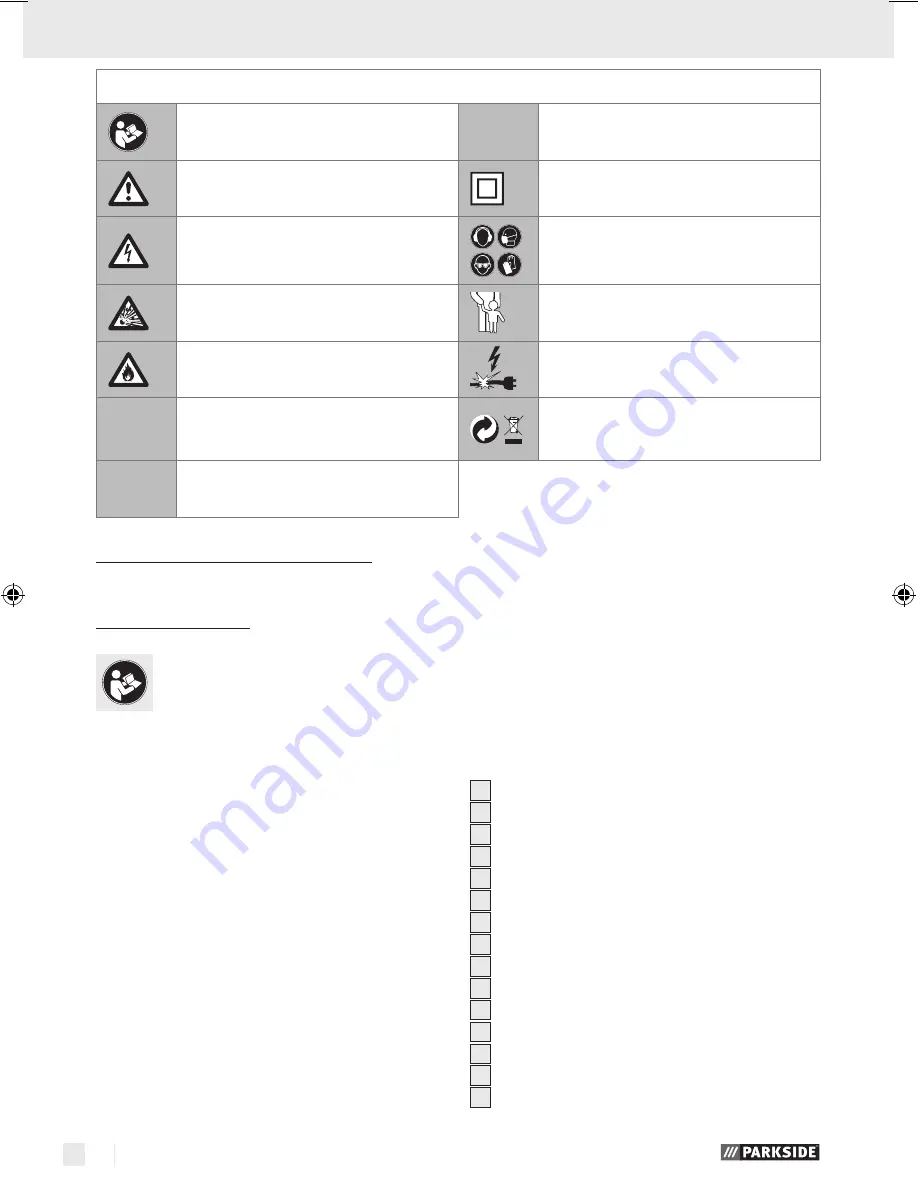 Parkside PWS 230 A1 Operation Manual Download Page 6