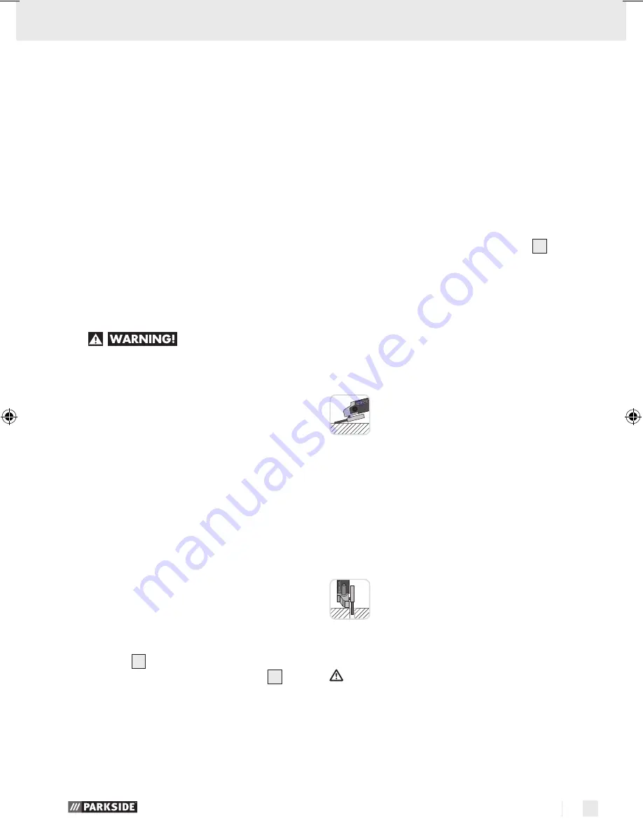 Parkside PWS 230 A1 Operation Manual Download Page 13