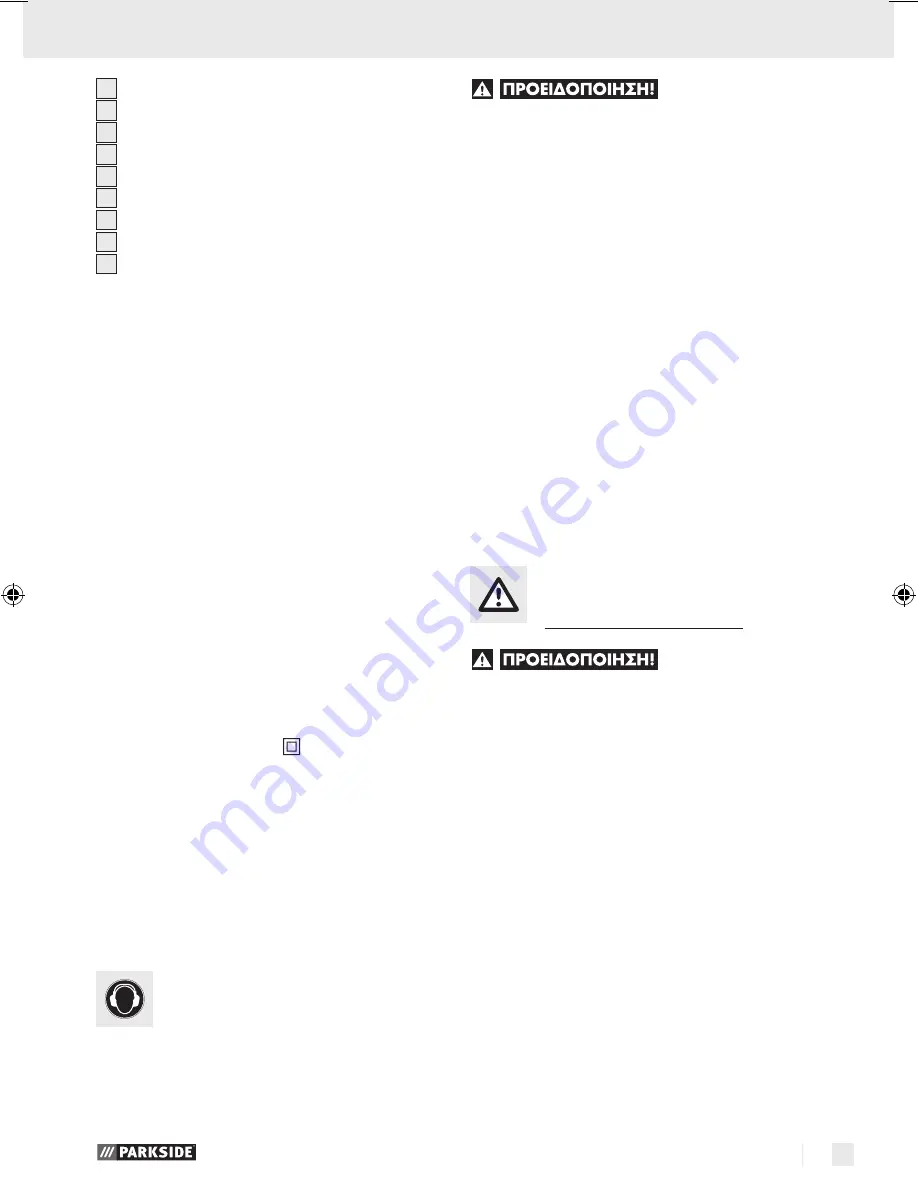 Parkside PWS 230 A1 Operation Manual Download Page 63