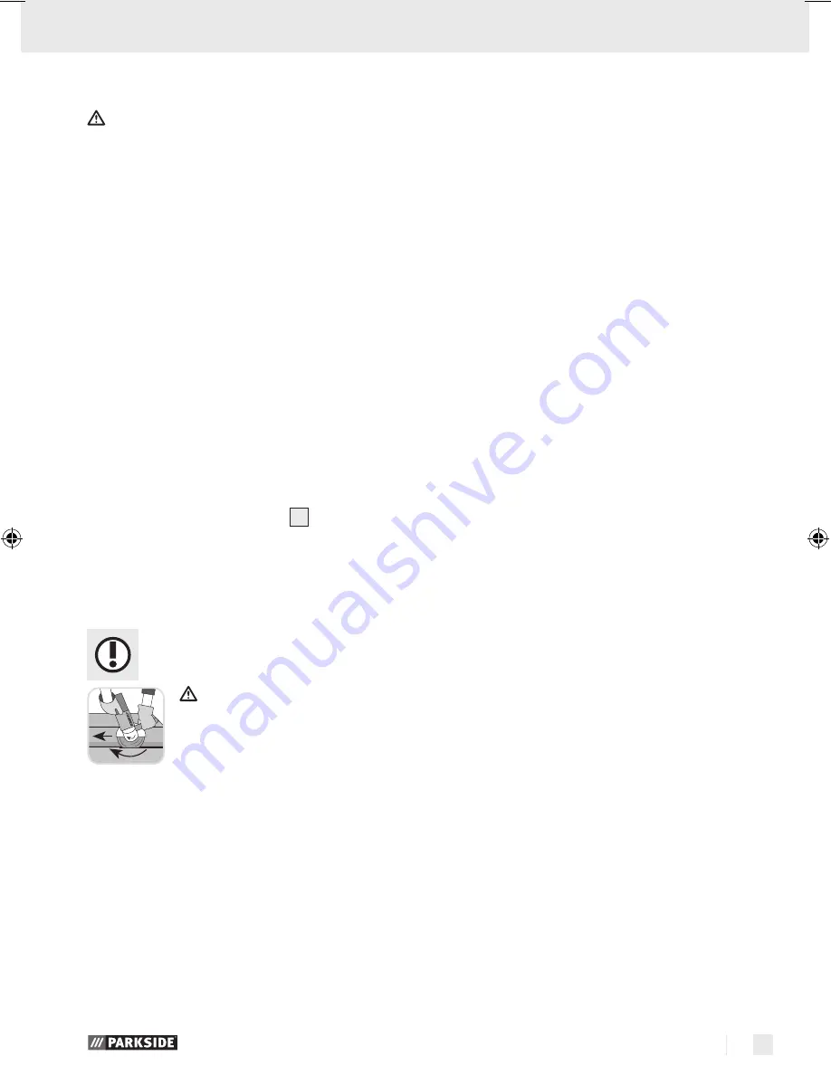 Parkside PWS 230 A1 Operation Manual Download Page 71