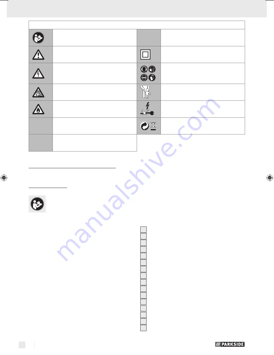 Parkside PWS 230 A1 Operation Manual Download Page 78