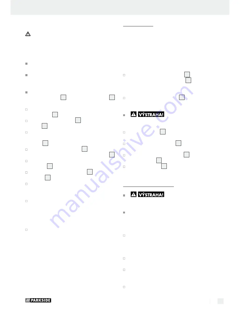 Parkside PWS 230 A1 Translation Of Original Operation Manual Download Page 59