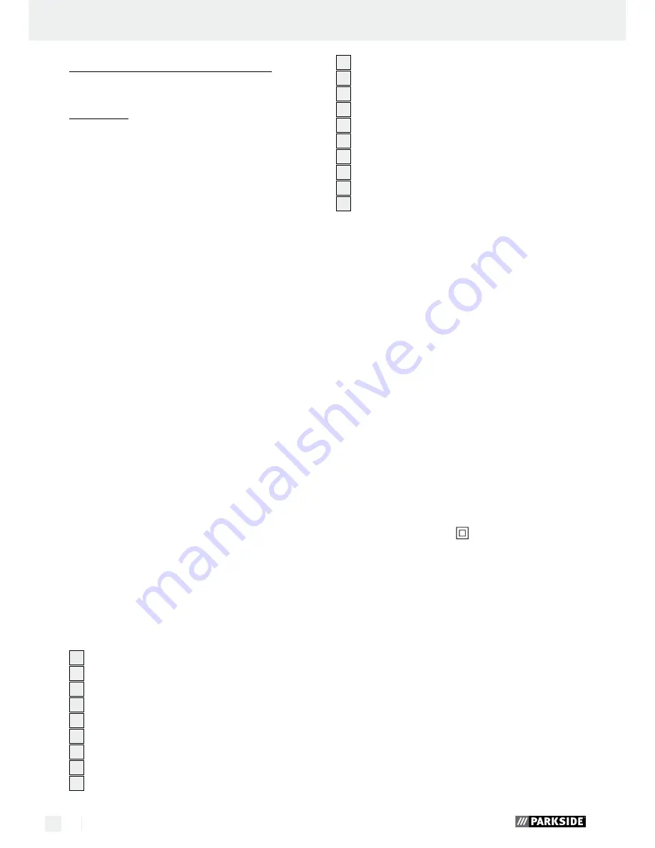 Parkside PWS 230 A1 Translation Of Original Operation Manual Download Page 64