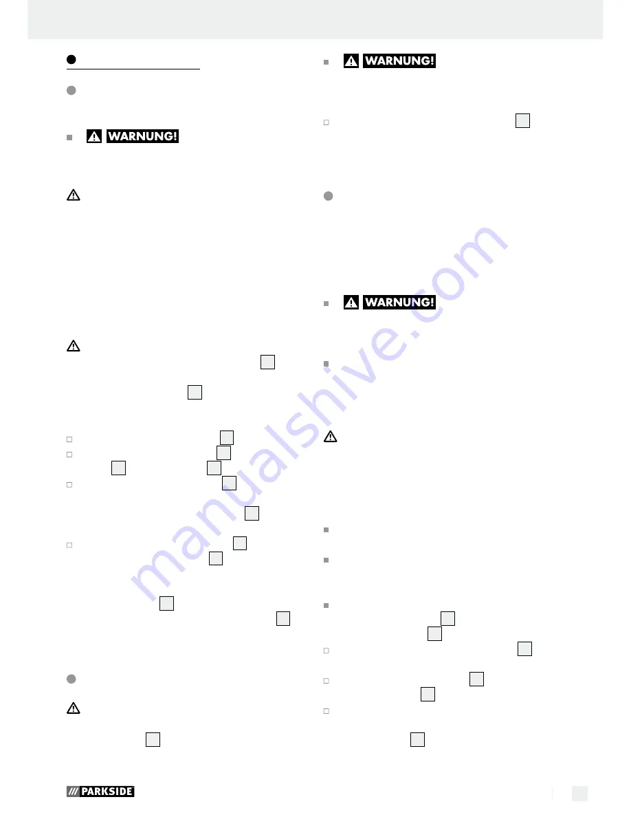 Parkside PWS 230 A1 Translation Of Original Operation Manual Download Page 87