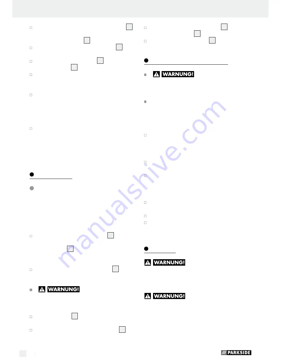 Parkside PWS 230 A1 Translation Of Original Operation Manual Download Page 88