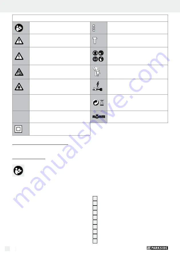 Parkside SCHLAGBOHRMASCHINE PSBM 500 A1 Original Operation Manual Download Page 6