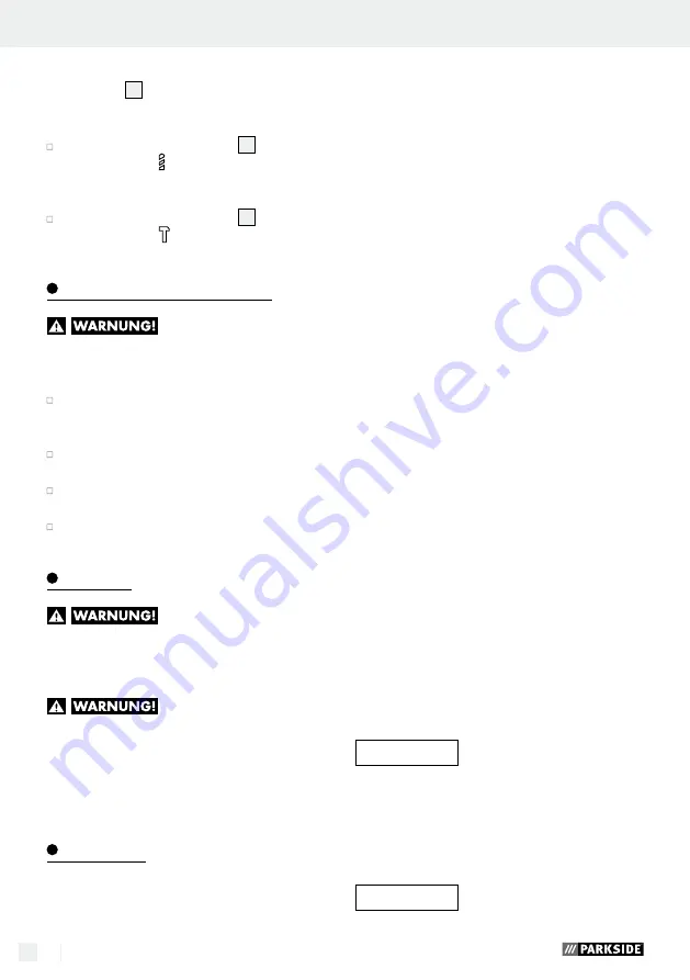 Parkside SCHLAGBOHRMASCHINE PSBM 500 A1 Скачать руководство пользователя страница 40