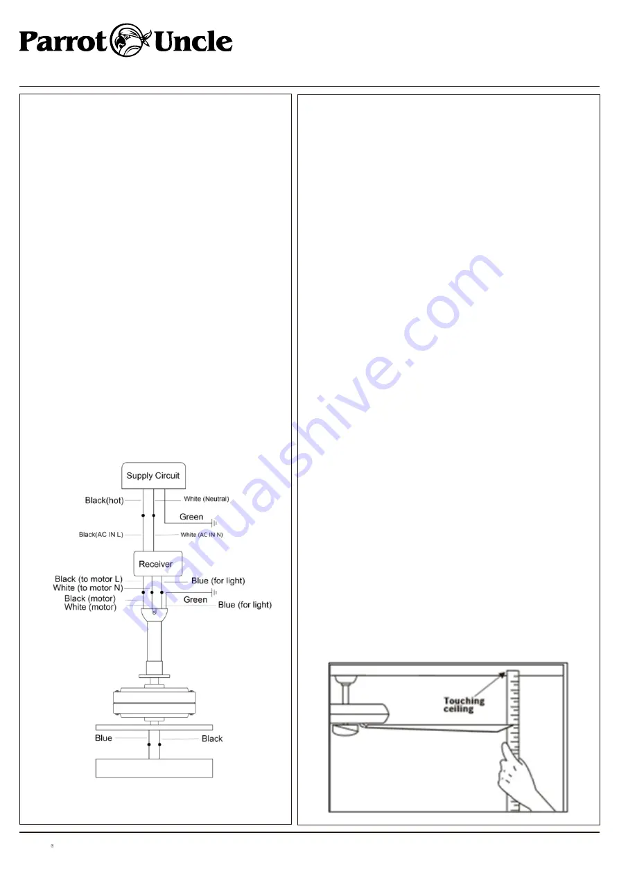 Parrot Uncle F6208 Скачать руководство пользователя страница 3