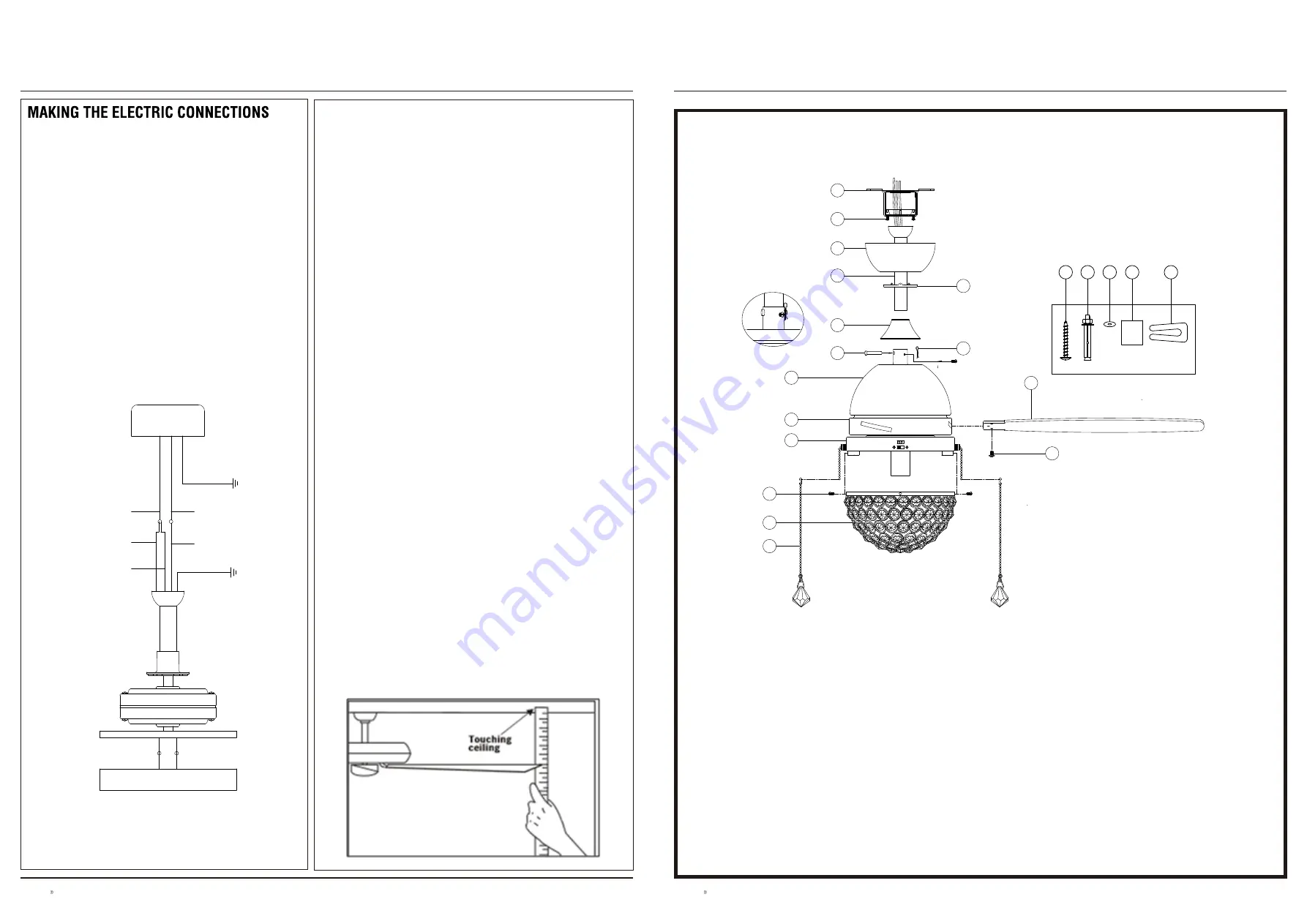 Parrotuncle Lighting F6273 Скачать руководство пользователя страница 2