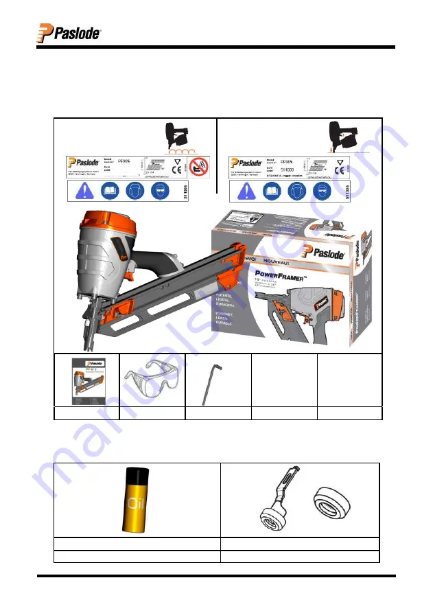 Paslode PF 90 S Operating Instructions Manual Download Page 5