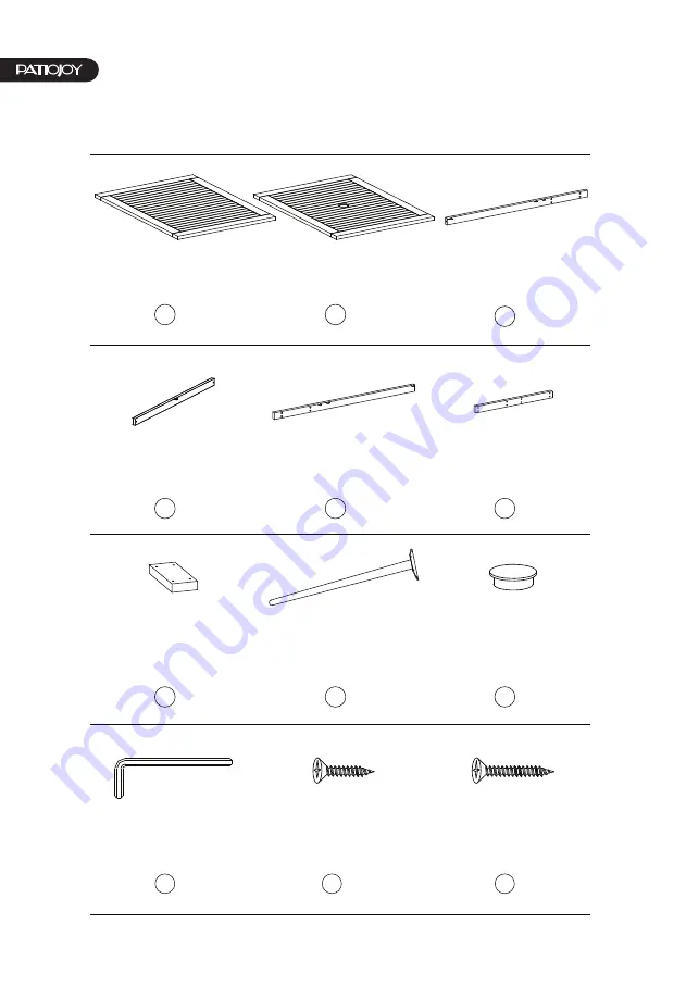 PATIOJOY HW71587 Скачать руководство пользователя страница 4