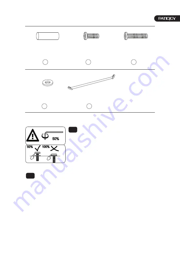 PATIOJOY HW71587 Скачать руководство пользователя страница 5