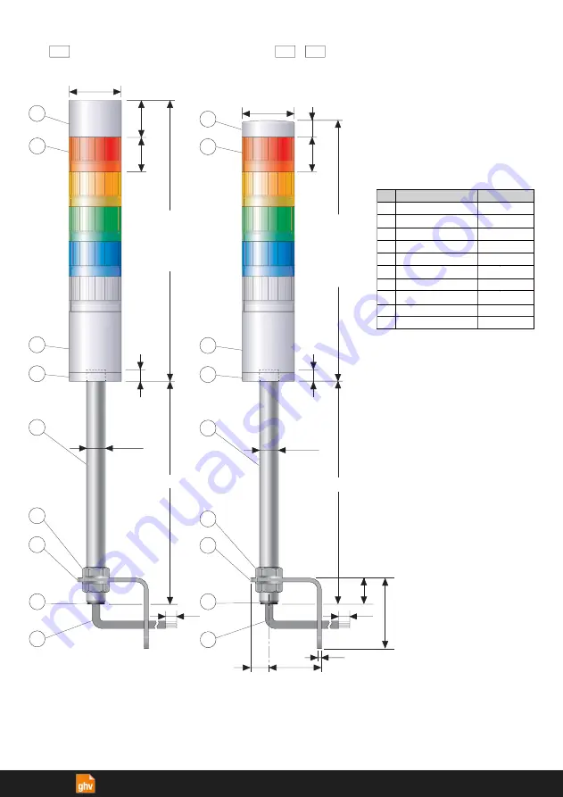 Patlite LR4 Скачать руководство пользователя страница 11