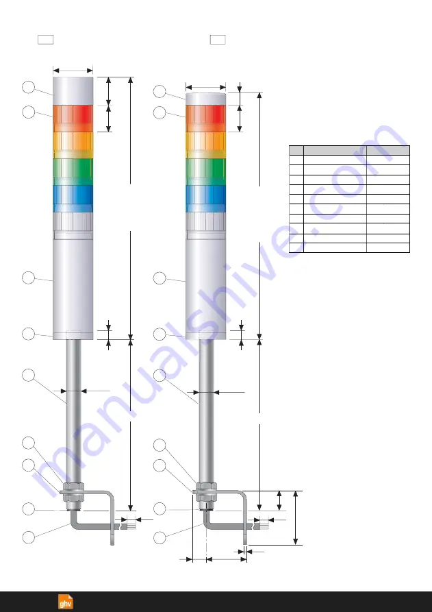 Patlite LR4 Скачать руководство пользователя страница 12