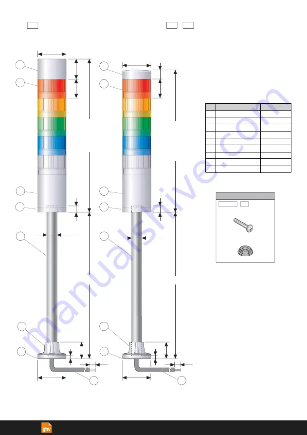 Patlite LR4 Скачать руководство пользователя страница 13