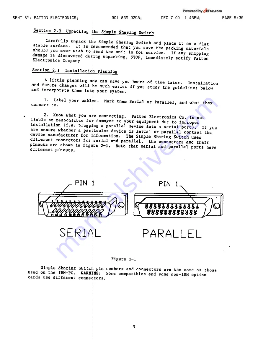 Patton electronics 360 User Manual Download Page 5