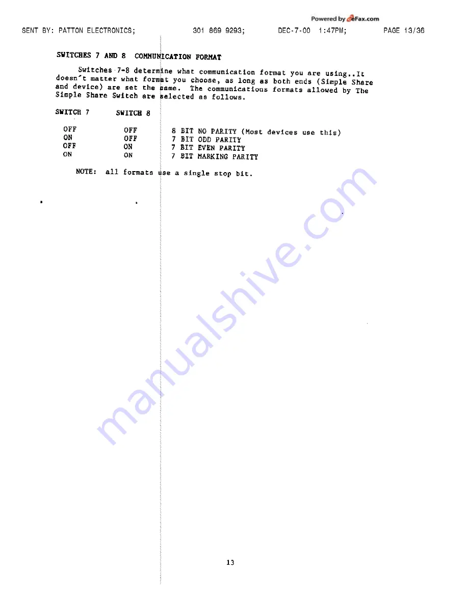 Patton electronics 360 User Manual Download Page 13