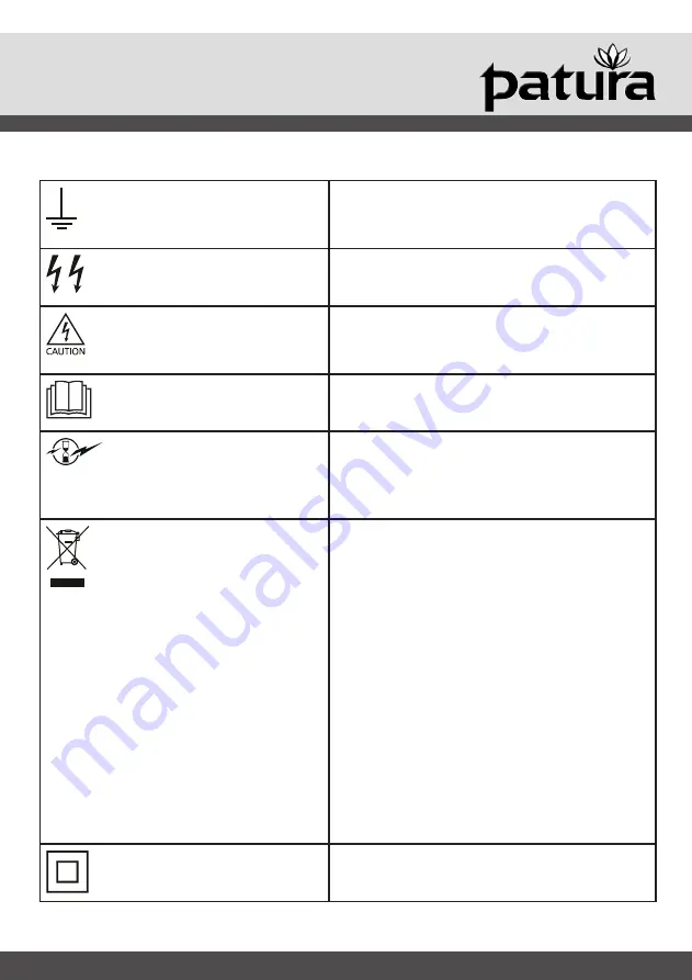 patura P5000 User Manual Download Page 4