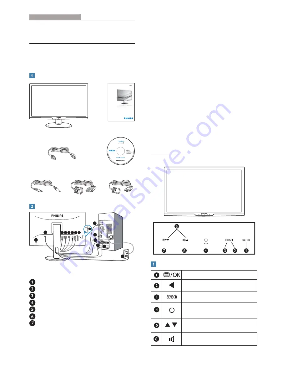 Philips BRILLIANCE 273P3 User Manual Download Page 6