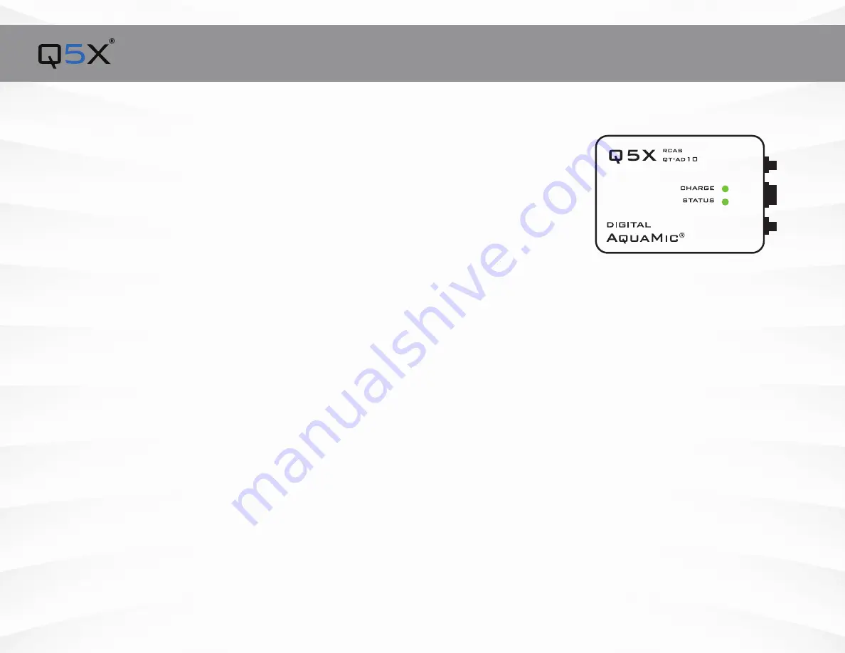 Q5X AquaMic QT-AD10A Quick Start Manual Download Page 2