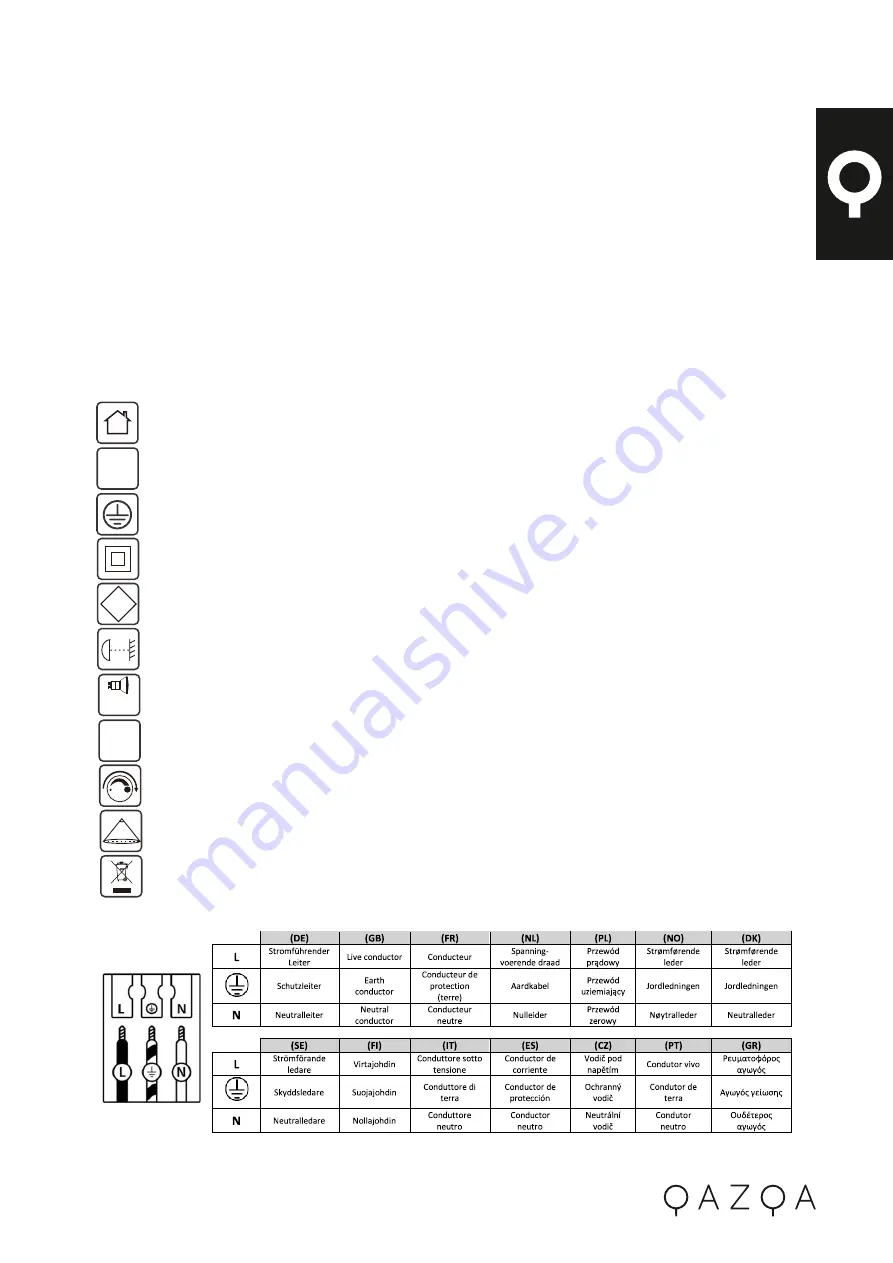 Qazqa Frances FL 1 Instruction Manual Download Page 2