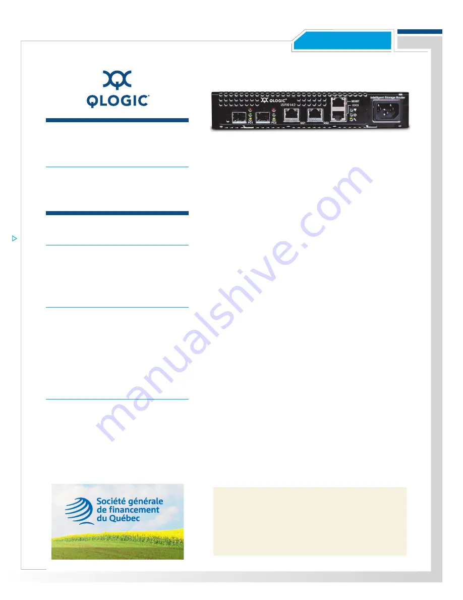 Qlogic iSR6142 Скачать руководство пользователя страница 1