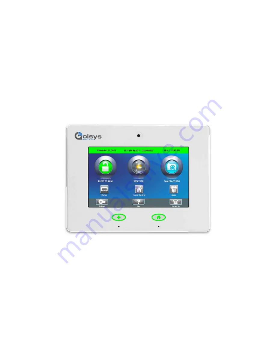 QOLSYS IQ PANEL Installation Manual Download Page 1