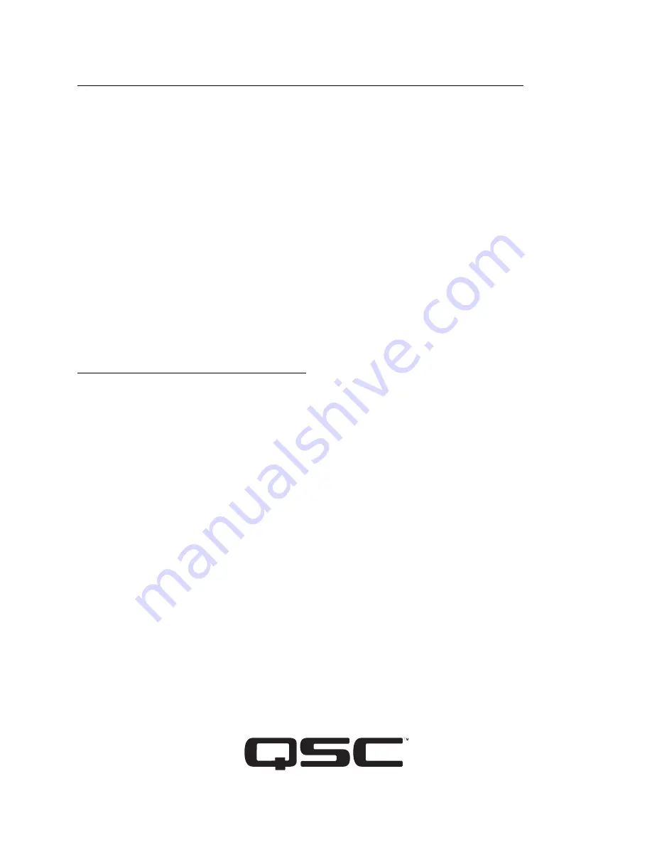 QSC SC-322 User Manual Download Page 14