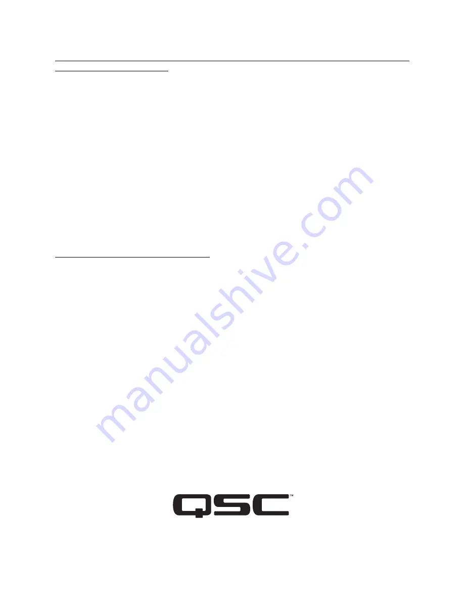 QSC SC-322 User Manual Download Page 34