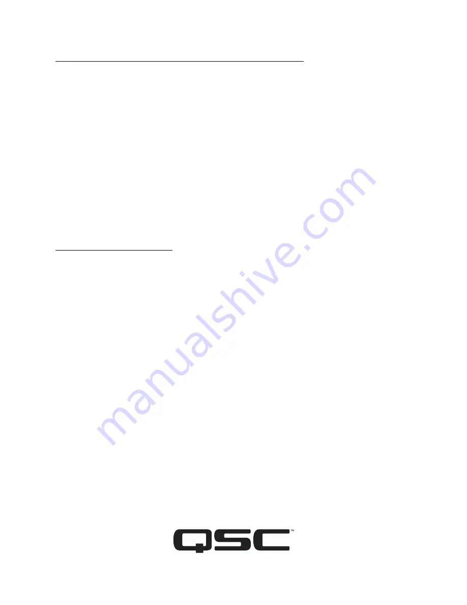 QSC SC-413 User Manual Download Page 14