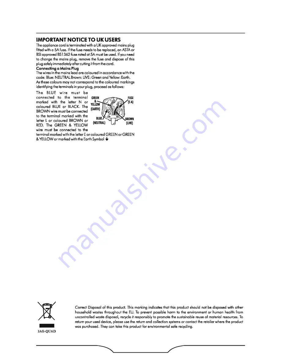 QUAD Elite Series Owner'S Manual Download Page 27