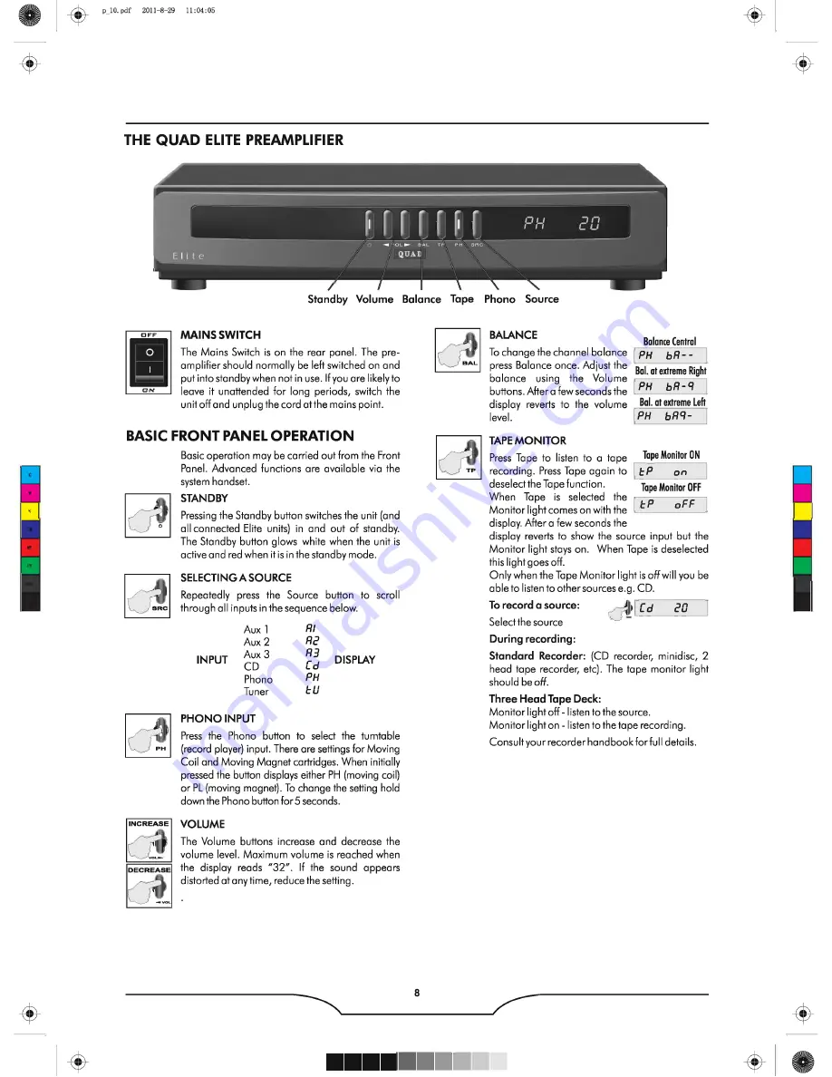 QUAD Home Theater System User Manual Download Page 11