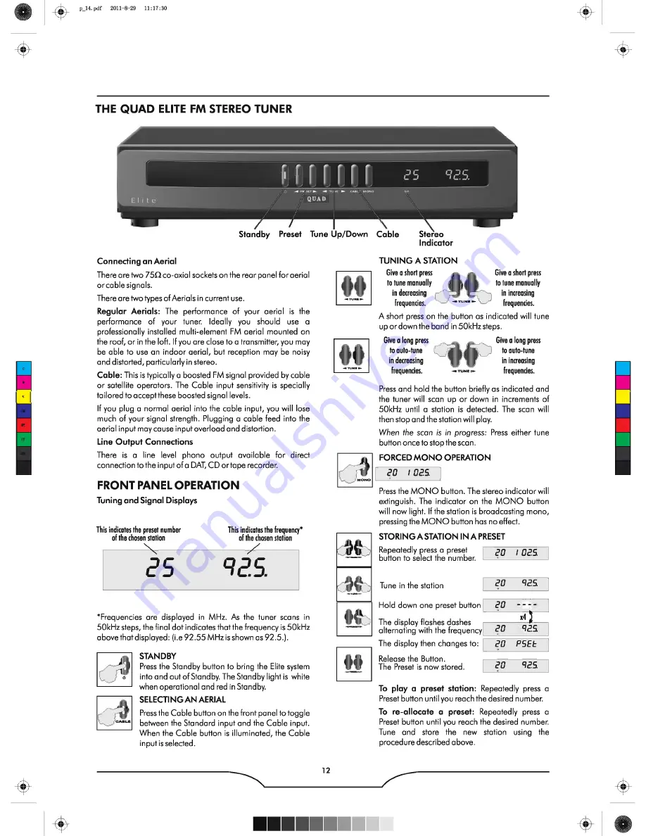 QUAD Home Theater System User Manual Download Page 15