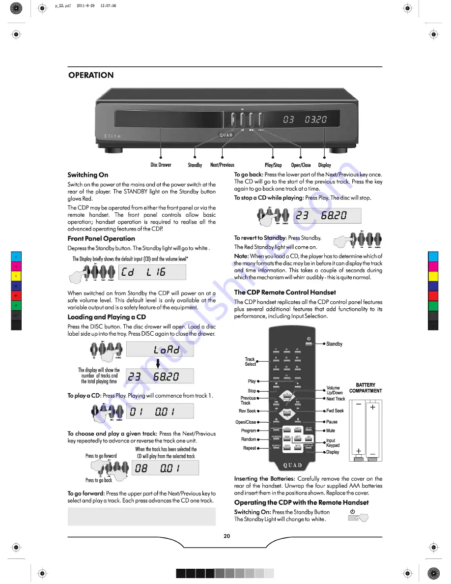 QUAD Home Theater System User Manual Download Page 23