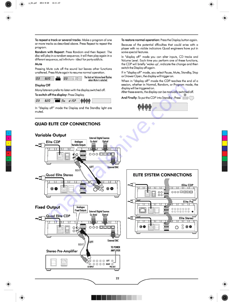 QUAD Home Theater System User Manual Download Page 25