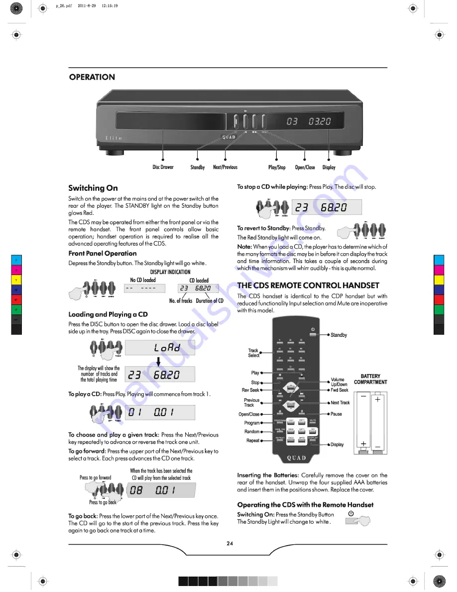 QUAD Home Theater System User Manual Download Page 27